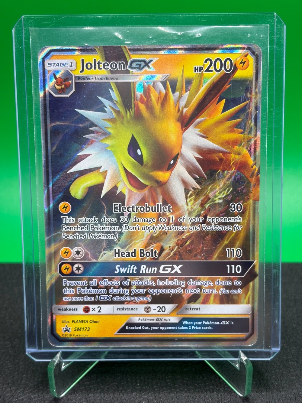 PROMO 2019 Jolteon GX Pokémon Card
